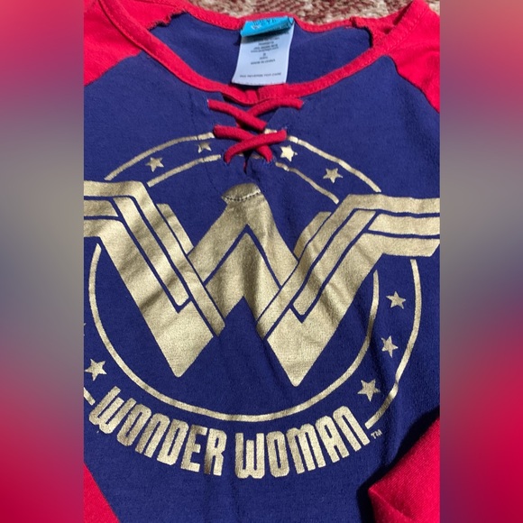 Girls wonder woman long sleeve T-shirt - Picture 2 of 4